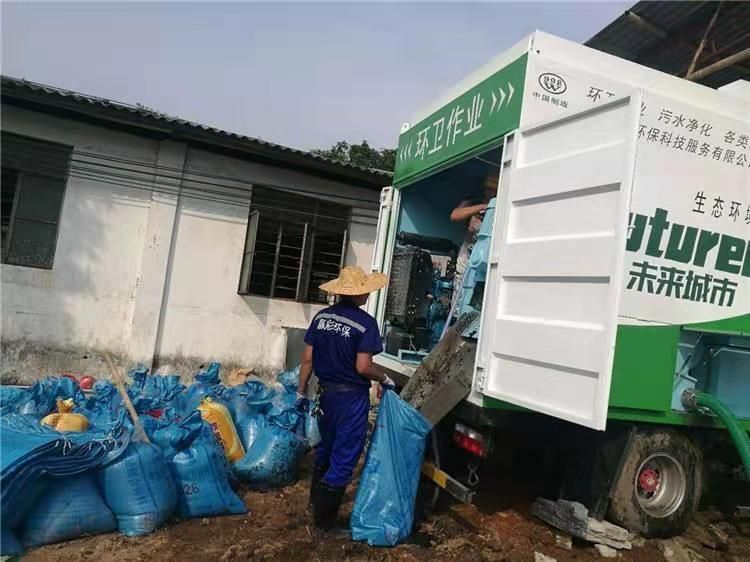 资源工业污泥压干处理